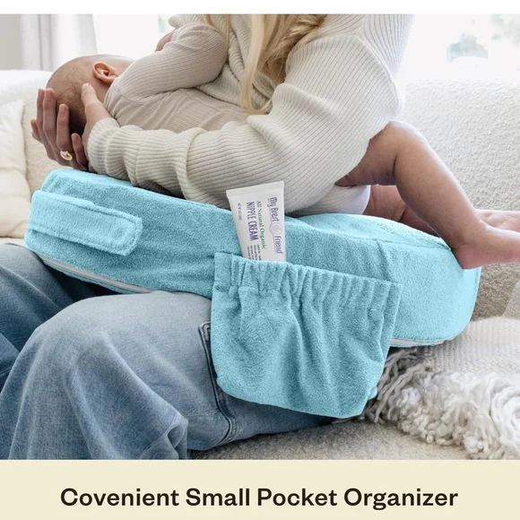 My Brest Friend Aqua Blue Nursing Pillow - Picture 5 of 16